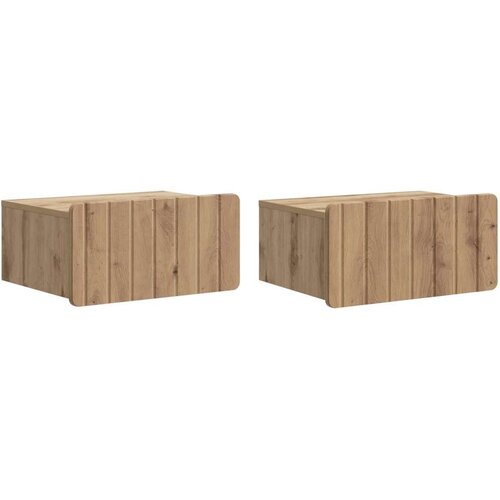  Stenski nočni omarici 2 pcs Artisan hrast 49 x 34,5 x 24 cm, (5000209925) Cene