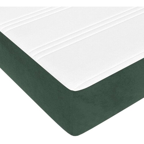 VidaXL Madrac s džepičastim oprugama tamnozeleni 160x220x20 cm Slike