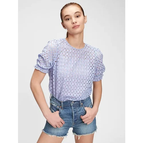 GAP Top eyelet puff sleeve - Women's