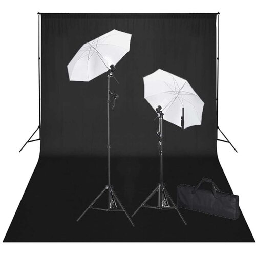 In Studijski set crna pozadina sustav za podršku 600 x 300 cm i svjetla Cijene