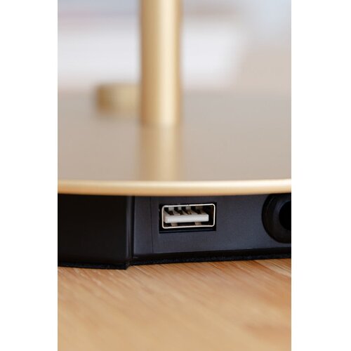 UMAGE Črna LED zatemnitvena namizna svetilka s kovinskim senčnikom (vi&amp;scaron;ina 41,5 cm) Asteria Table &amp;ndash; Slike