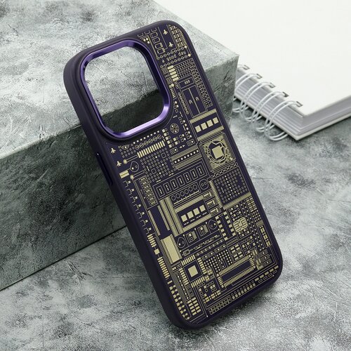  Maska za telefon MACHINERY za iPhone 14 Pro (6.1) ljubičasta Cene
