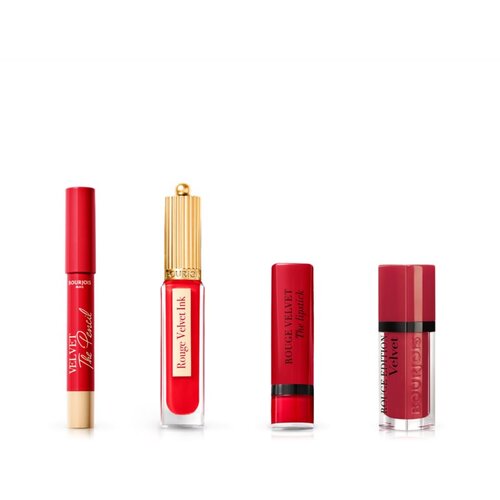 Bourjois Velvet the Pencil &amp;scaron;minka v svinčniku z mat učinkom odtenek 07 Rouge Es-carmin 1,8 g Slike