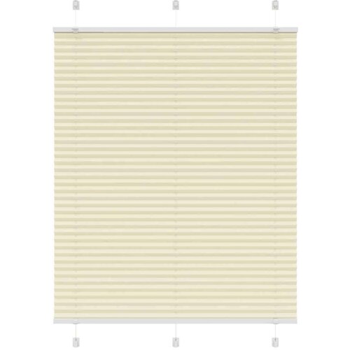 vidaXL Plisirana roleta krem 110x150 cm širina tkanine 109,4 cm Cene