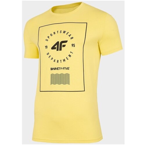 4f Majice s kratkimi rokavi H4L22TSM03373S Rumena Cene