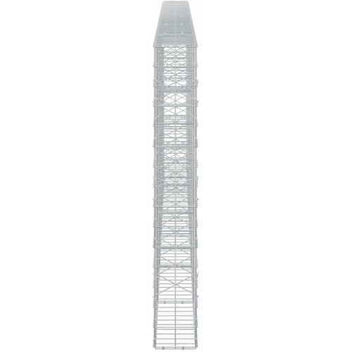  Gabion s žicom debljine 5 mm i mrežom 10x10 cm 600x20x150 cm Slike