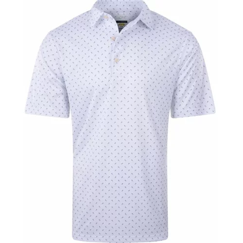 Greg Norman ML 75 TEE PRINT POLO Miška polo majica za golf, bijela, veličina
