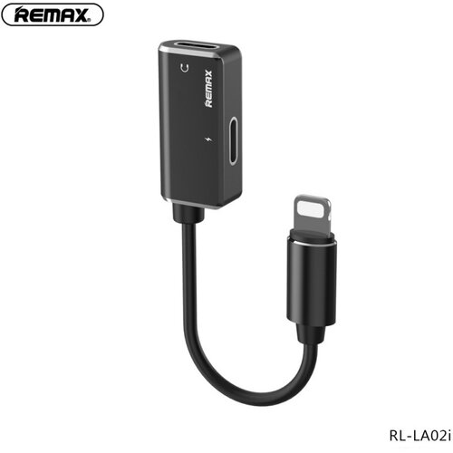 Remax Adapter za punjenje iPhone RL-LA02i crni Slike