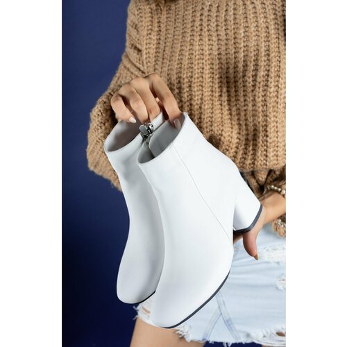 Riccon Extra Matte White Women's Boots 0012892y Slike