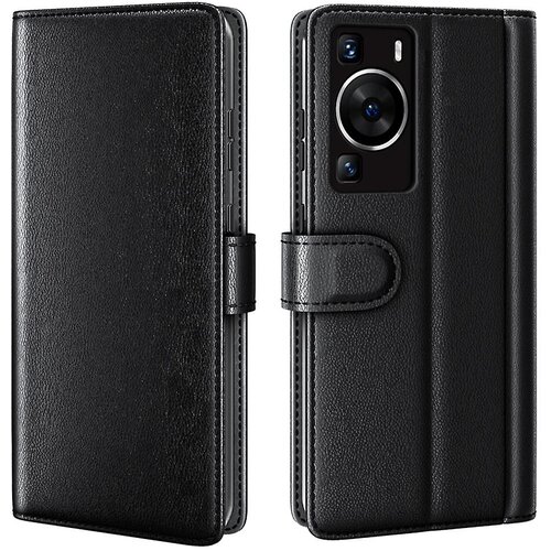 INORCO Za Huawei P60 magnetna preklopna torbica za telefon iz pravega razcepljenega usnja za denarnico s stojalom, (22035079) Cene