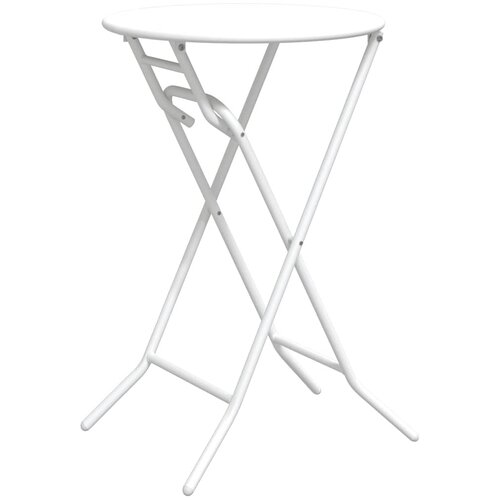  Stol za vrt Bijelo 50 x 50 x 72 cm Metal Slike