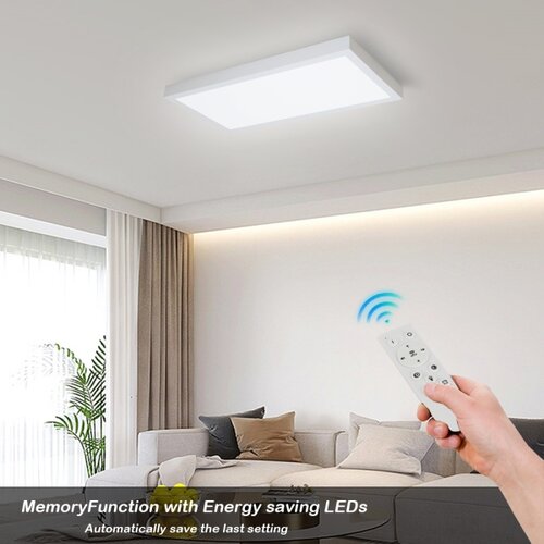  Brilagi - LED prigu&amp;scaron;iva svetiljka FRAME SMART LED/30W/230V bela IP44 + daljinski upravljač Slike