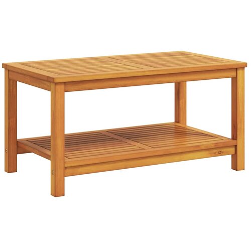  Bocni stol Prirodna nafta 90 x 50 x 45 cm Čvrsto drvo akacije Slike