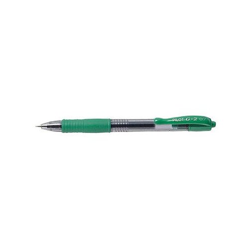 Pilot Pisaljka s gelom G-2 Fine, Zelena Slike