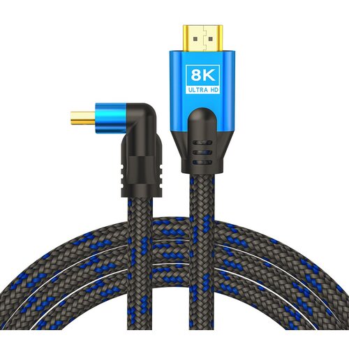 Savio HDMI (M) v2.1 cable, angled, 8K, HDR Dynamic, OFC copper, 5m, CL-175 Cijene