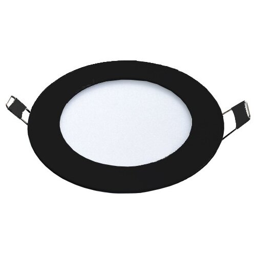 Mitea Lighting ugradni okrugli led panel crni 6W 4000K M6UO-BK Cene