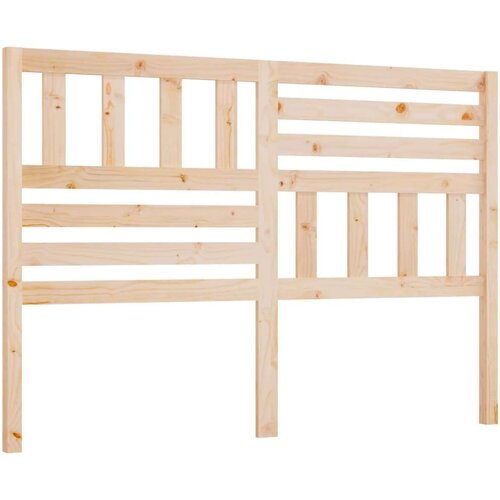 VidaXL uzglavlje za krevet 146 x 4 x 100 cm od masivne borovine Slike