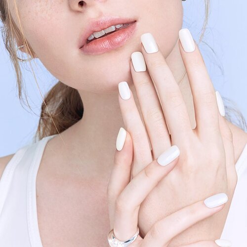 OHORA Gel Nail Sticker N Clean White nalepke za nohte odtenek NB-048 1 kos Slike
