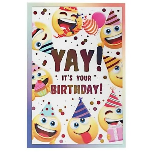  Čestitka 3D Hoorey Yay! Its Your Birthday Slike