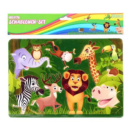 Spirit Kreativna plastična risalna &scaron;ablona Safari živali Cene