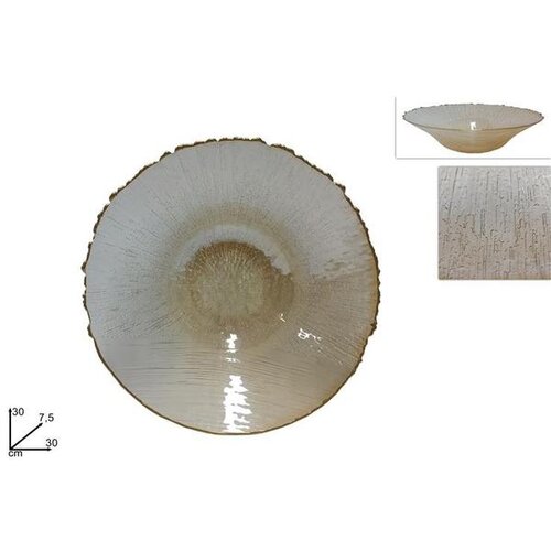 Zdjela 30 CM ZLATNA STAKLENA Cijene