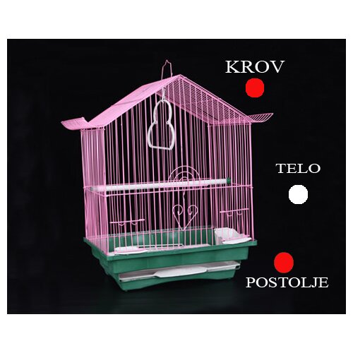 Olimp Sport Kavez za ptice 102 bela i crvena Cene