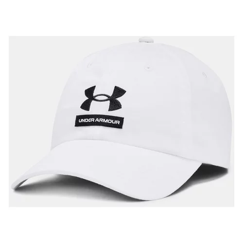 Under Armour Men's UA Branded Hat White/White/Black
