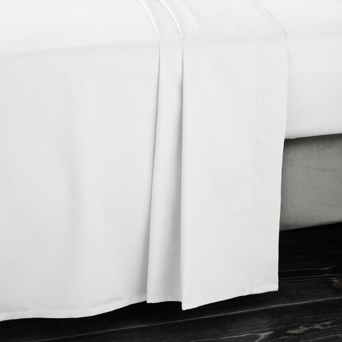 Bianca Bijela plahta od pamučnog satena 230x260 cm Cotton Sateen &amp;ndash; Slike