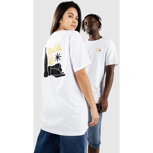 Macba Life Menu T-shirt white / blsck / yellow Cene