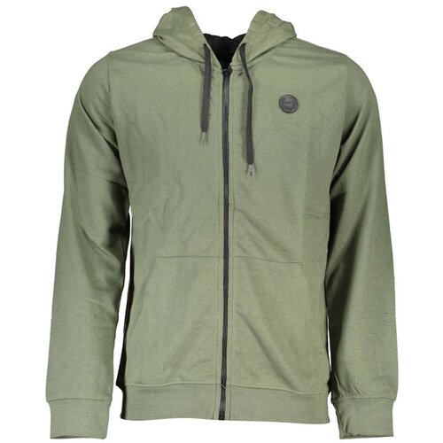 Gianmarco Venturi MEN'S GREEN ZIPPED SWEATSHIRT Cene