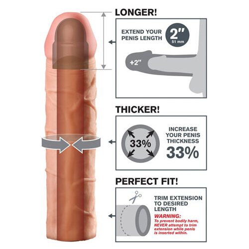 Pipedream prevleka za penis &amp;quot;fx perfect 2&amp;quot; (R11676) Slike
