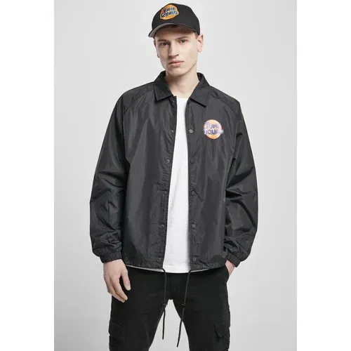 MT Men Space Jam Tune Squad Logo Coach Jacket Black