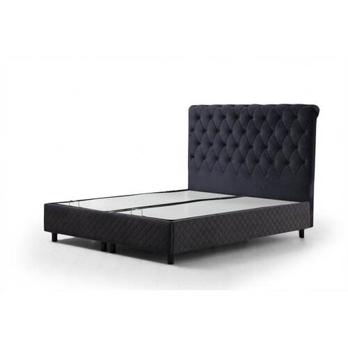 Hanah home Sonata 120 x 200 - Anthracite Anthracite Single Bed Base & Headboard Cene