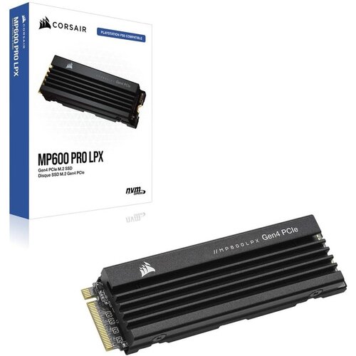 Corsair SSD 1TB M.2. MP600PRO LPX, PCIe Gen4x47,100/6,800MB/s, PS5 compatible Slike