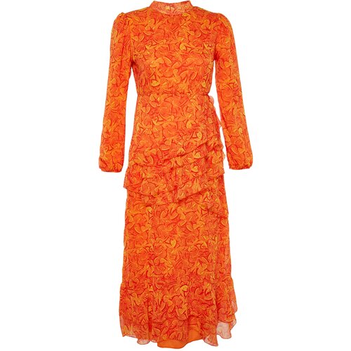 Trendyol Dress - Orange - Ruffle both Cene