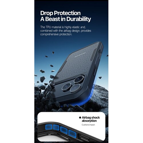 Dux ducis SHLD MagSafe maskica za iPhone 17 Pro &amp;ndash; triangle Slike