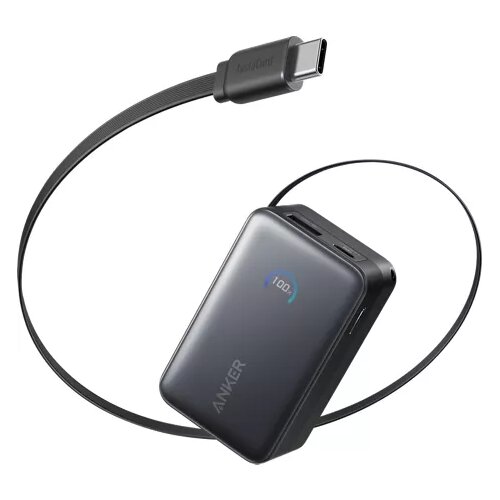 Anker Nano Power Bank (10K, 45W, Built-In Retractable USB-C Cable) Black A1638H11/24 month Cijene