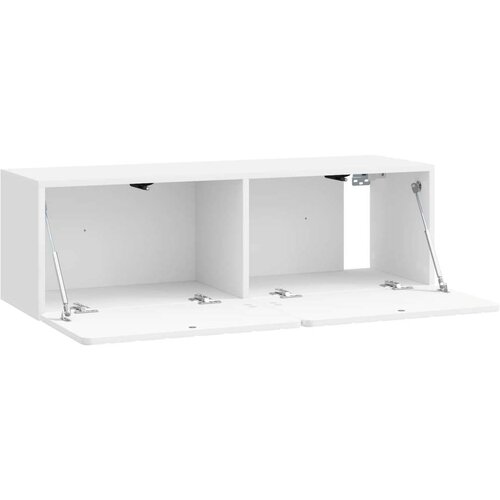  ormar za zid Zidne Bijela visokog sjaja 98 x 31 x 30 cm Slike