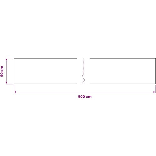  Samoljepljiva folija za namje&amp;scaron;taj bijela 500 x 90 cm PVC Slike