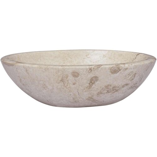 vidaXL umivalnik krem 53x40x15 cm marmor Cene