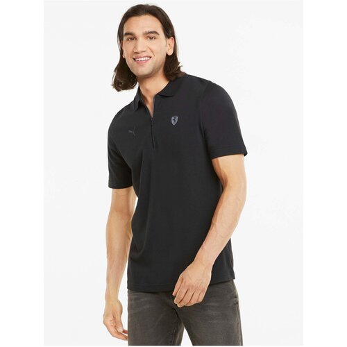Puma Black Boys Polo T-Shirt Ferrari Style - unisex Slike