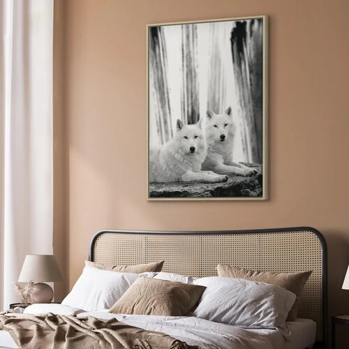  Slika - Forest Love (1 Part) Vertical 60x90 U prirodnom drvenom okviru Slike