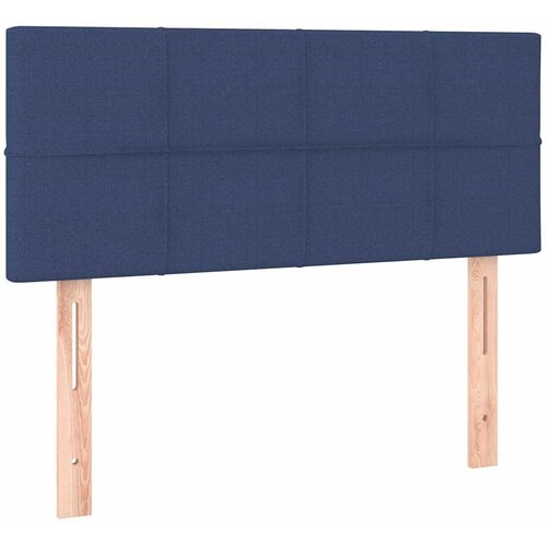  Krevet s oprugama i madracem plavi 80x200 cm od tkanine Slike