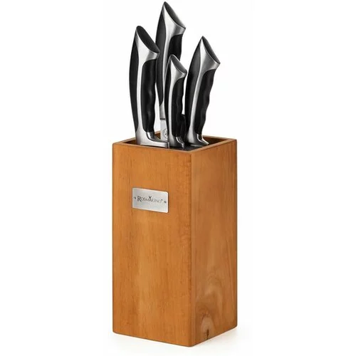 Vitapur leseno stojalo za nože Blacksmiths - 11x11x22 cm