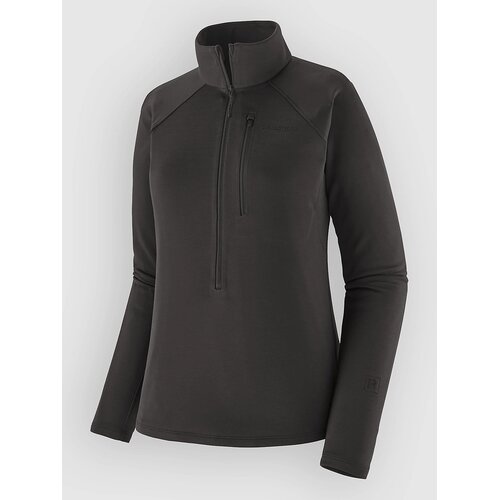 Patagonia R1 Ultralight 1/2 Half-Zip Fleece Sweater black Cene