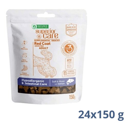 Nature's Protection NPSC Red Coat Hypoallergenic & Intestinal Salmon Adult - 3.6 kg Cene