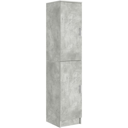 vidaXL Bife Kabinet Beton siva MDF s betonskim efektom Standard Vrata Cijene