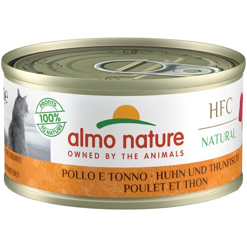 Almo Nature 70g Almo Nature HFC Natural 6 x 70 g - Piščanec in tuna Cene