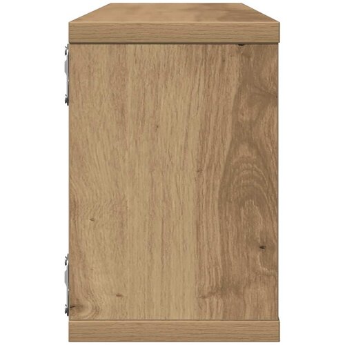  Zidne kockaste police 4 kom Artisan hrast 60x15x23 cm Slike
