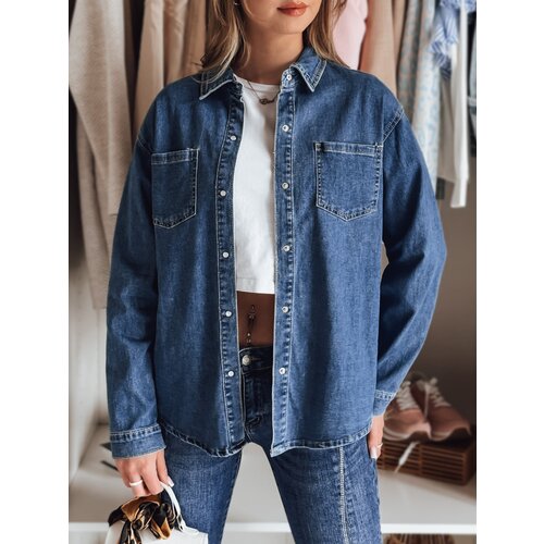 DStreet Koszula damska jeansowa oversize OVERLLO niebieska Cene